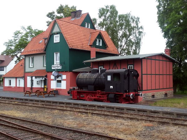 Naumburg - Heimatbahnhof Hessencourrier - © RoRadln - Kurt Schmidt