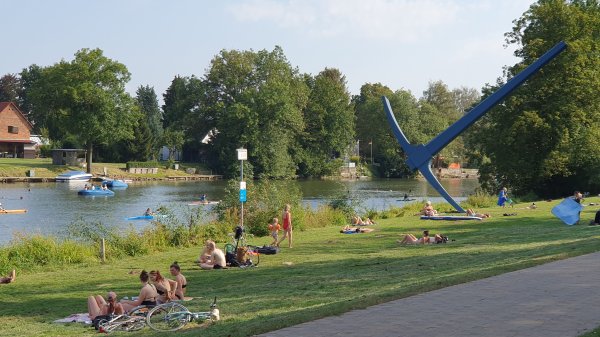 Kunstwerk die Spitzhacke von Claes Oldenburg, (documenta 7) Kassel - © RoRadln - Kurt Schmidt