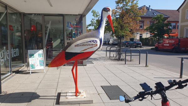 Storch Skulptur - © RoRadln - Kurt Schmidt