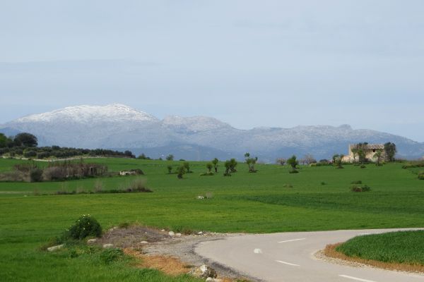 Schnee am Puig Major in der Serra de Tramuntana - © RoRadln - Kurt Schmidt
