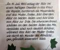 Inschrift in Aussichtskapelle am Samerberg